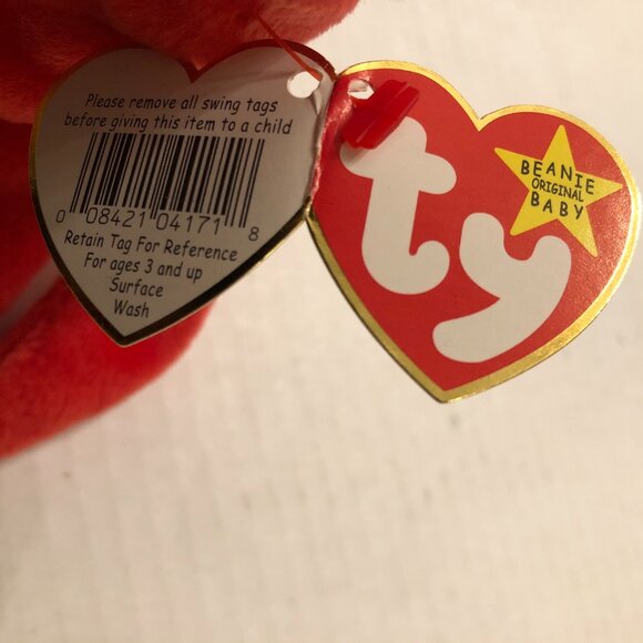 Ty new beanie baby Strut the rooster 1996 with errors - Picture 7 of 10